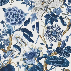 Thibaut Hill Garden in Blue and White (T13659)