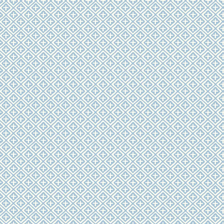Thibaut Holiday Trellis in Blue (T13661)