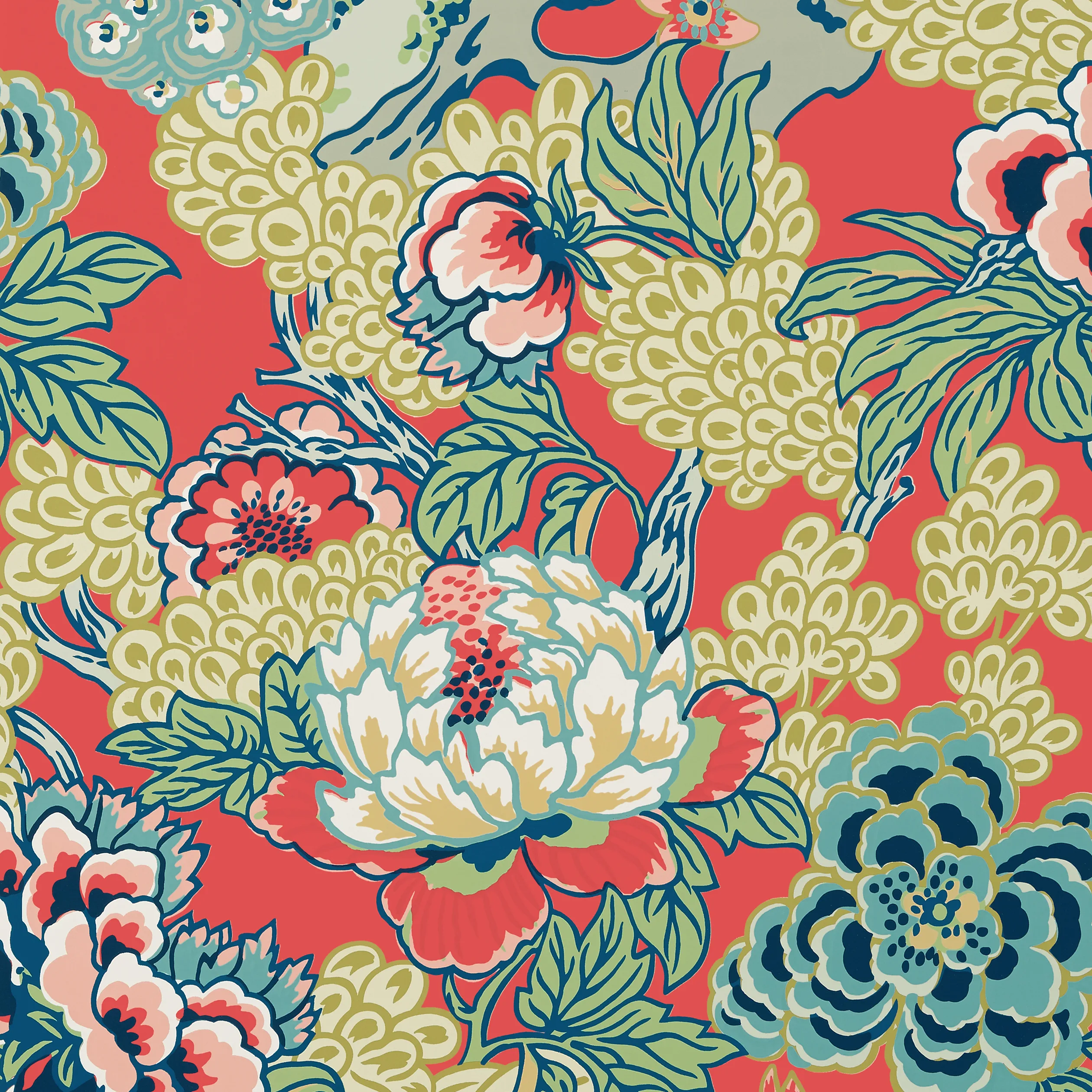 T75490 | Honshu – Coral and Green