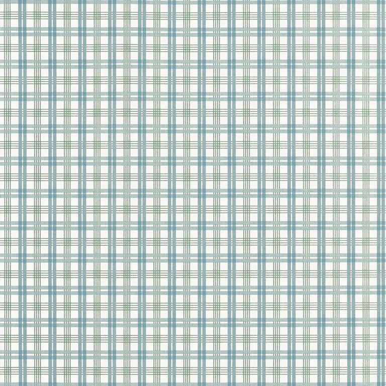 Thibaut Huntley Plaid in Peacock Blue and Green (T44055)