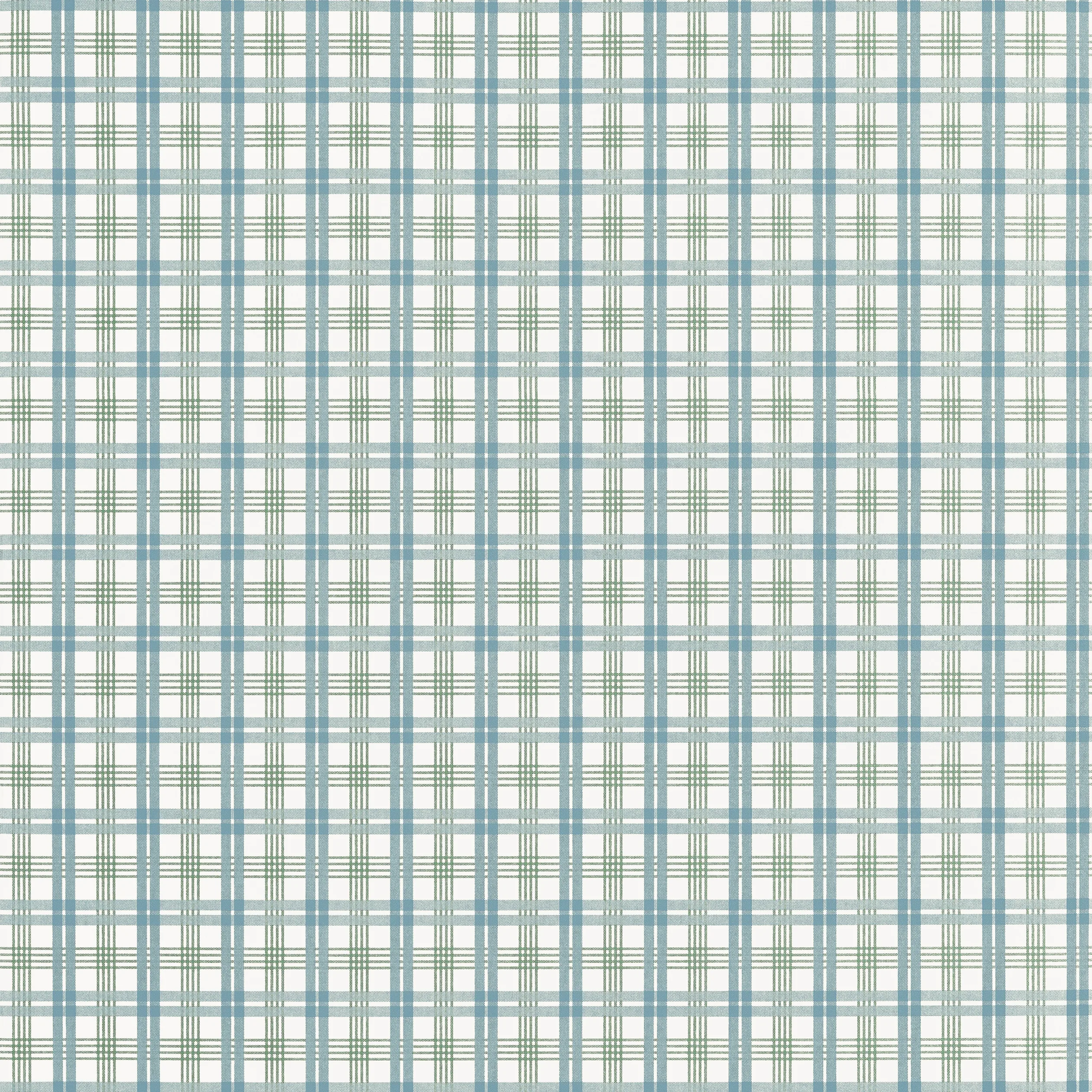 T44055 | Huntley Plaid – Peacock Blue and Green