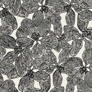 Thibaut Island Orchid in Black and White (T15848)