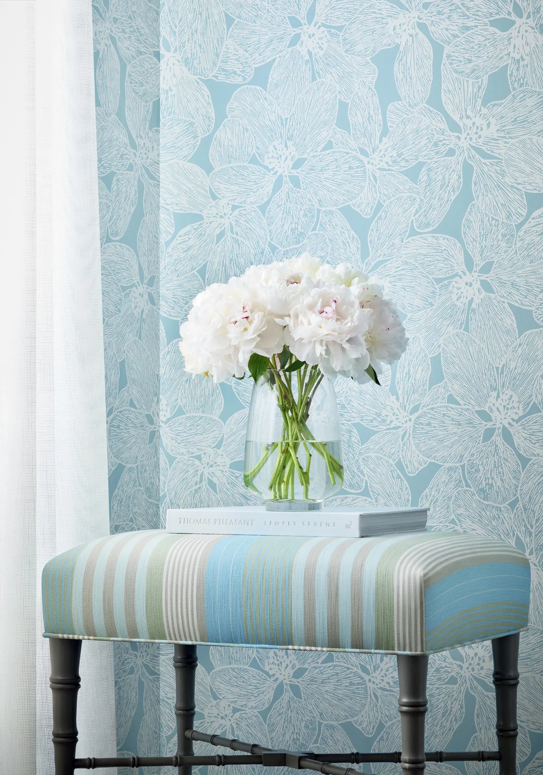 Thibaut Island Orchid in Light Blue (T15847)