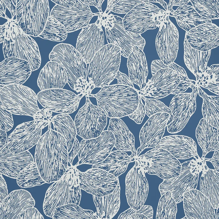 Thibaut Island Orchid in Navy (T15849)
