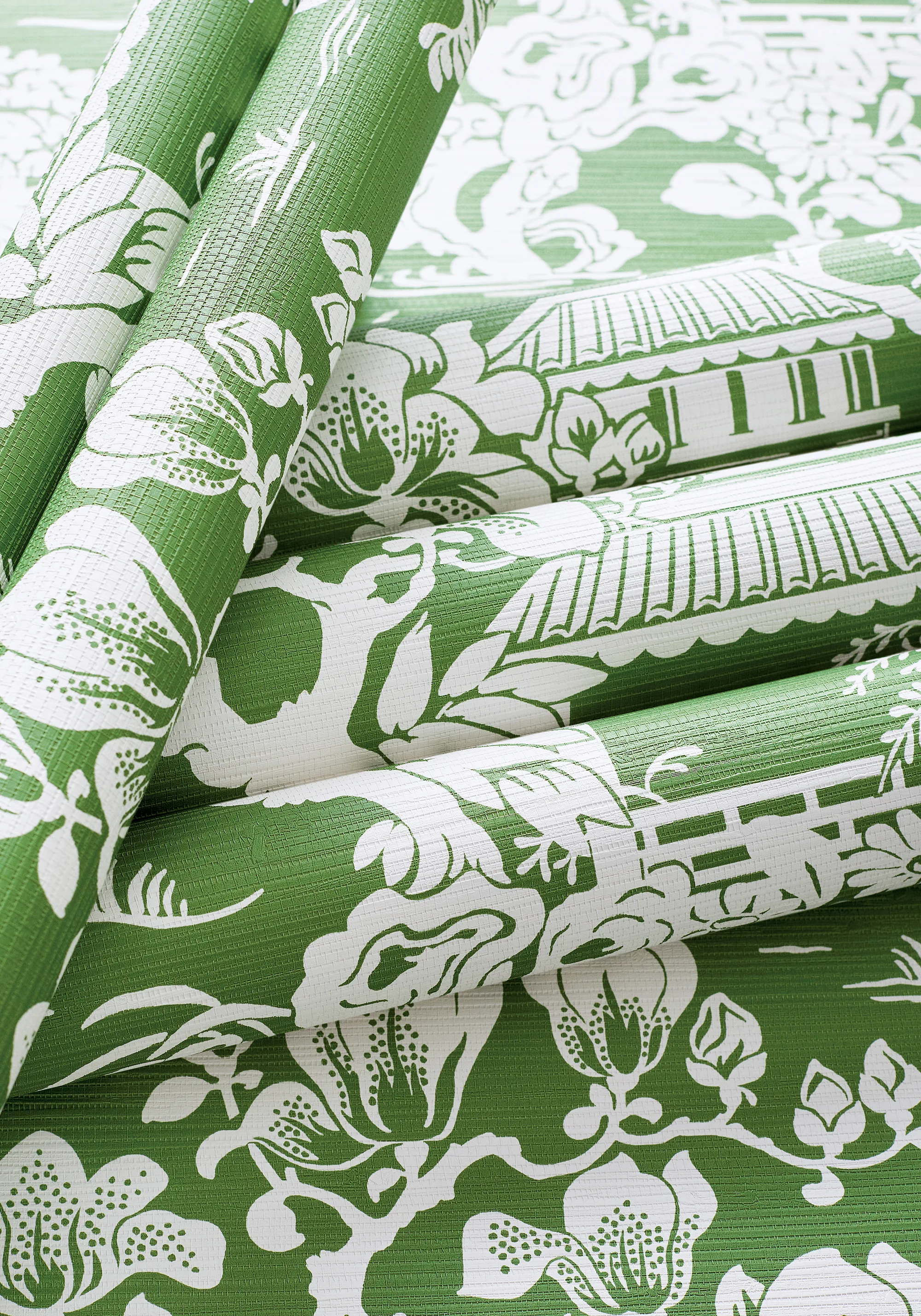 Thibaut Japanese Garden in Emerald (T13304)