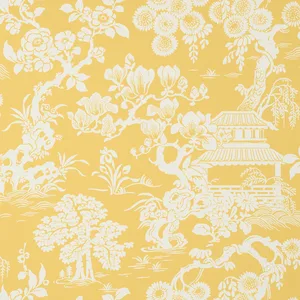 Thibaut Japanese Garden in Yellow (T13302)