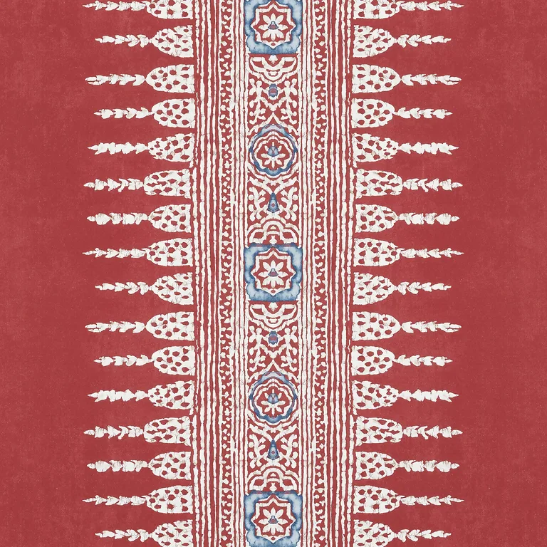 Anna French Javanese Stripe in Red (AT15138)