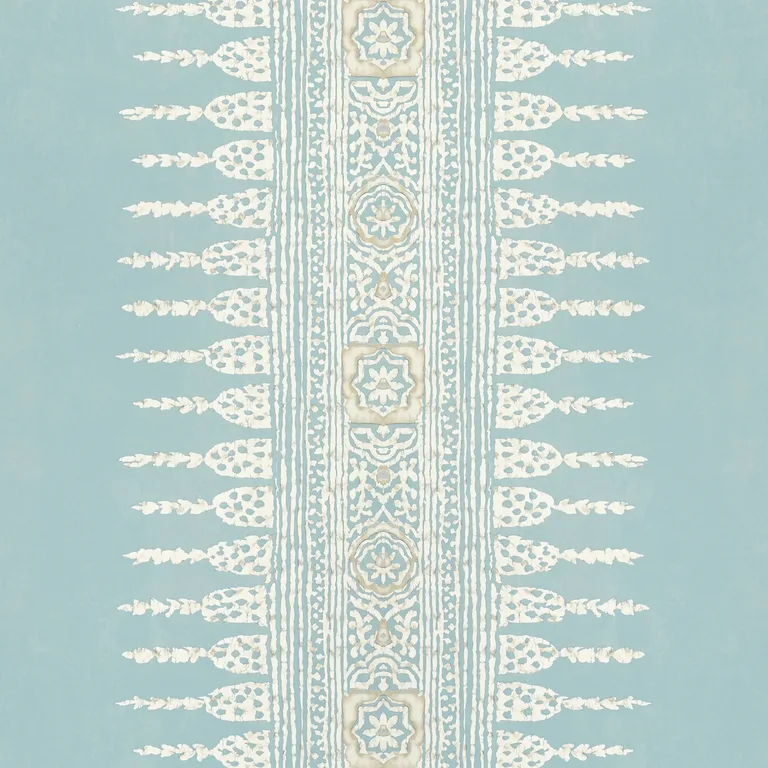 Anna French Javanese Stripe in Spa Blue (AT15140)
