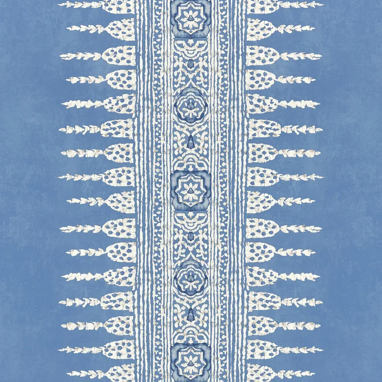 Anna French Javanese Stripe in Wedgewood Blue (AT15141)