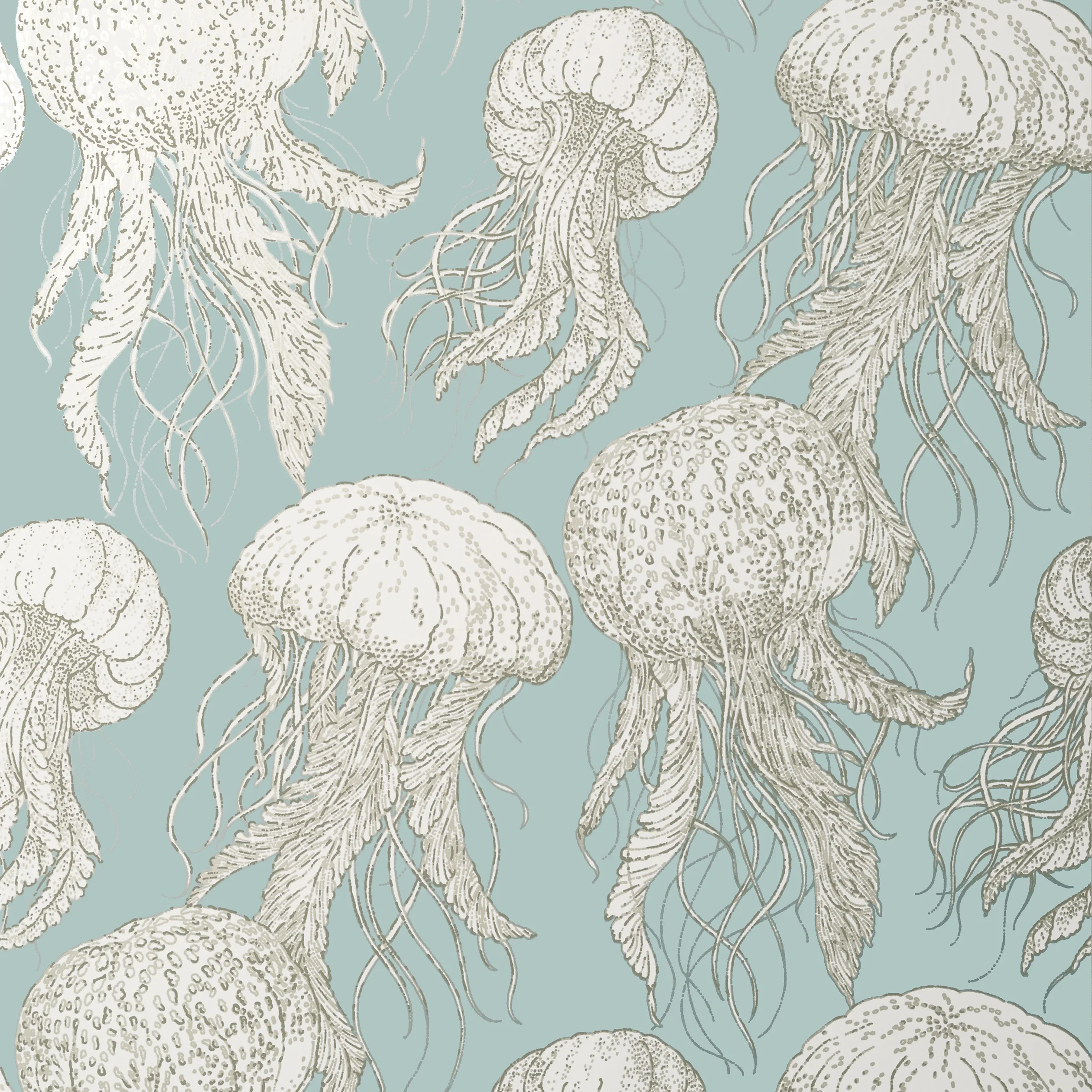 T13170 | Jelly Fish Bloom – Aqua