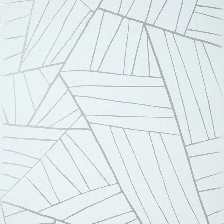 Thibaut Jordan in Metallic Silver on Soft Blue (T10439)