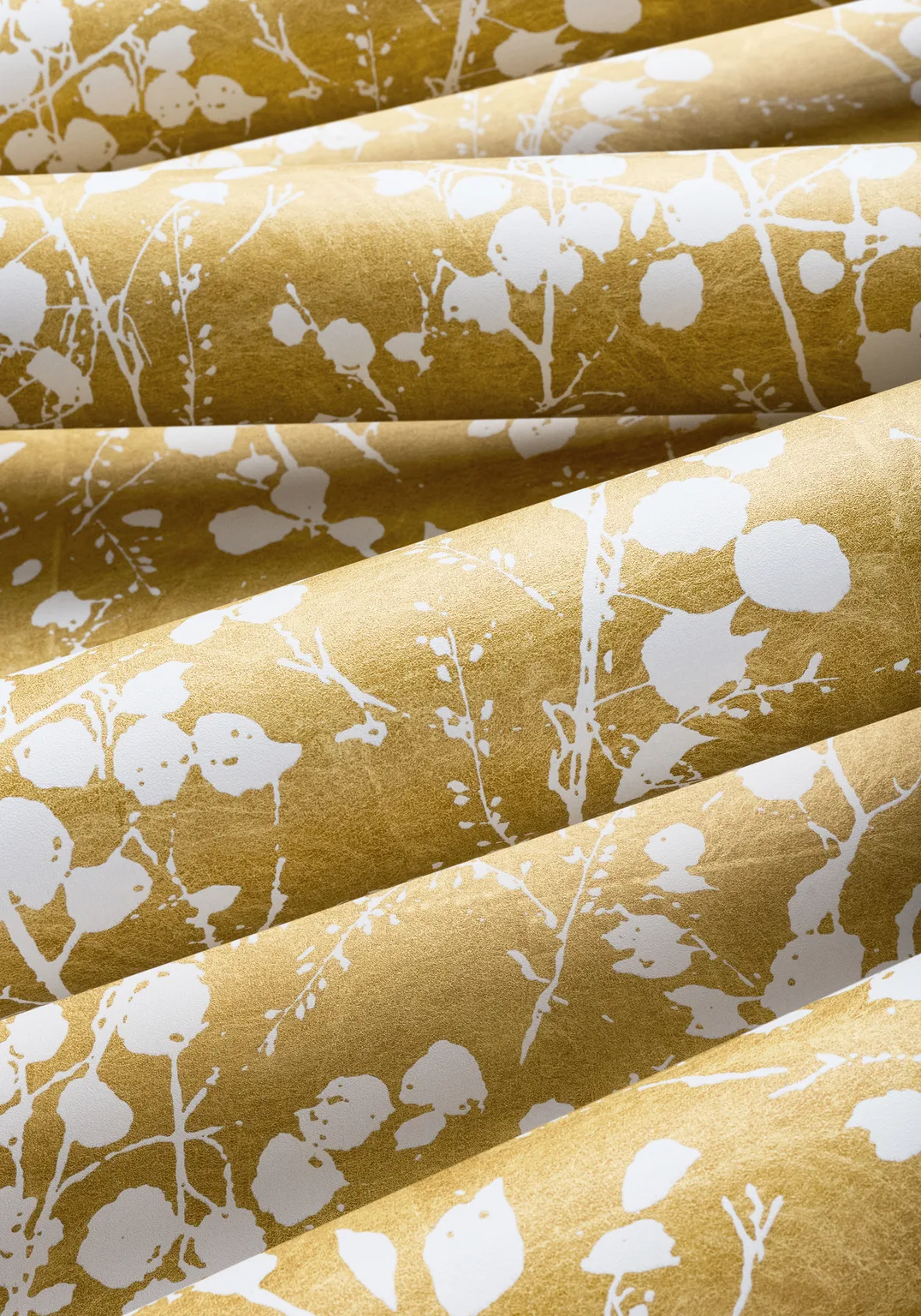 Thibaut Katamari Bud Wide Width in Dark Gold and White (TWW34093)