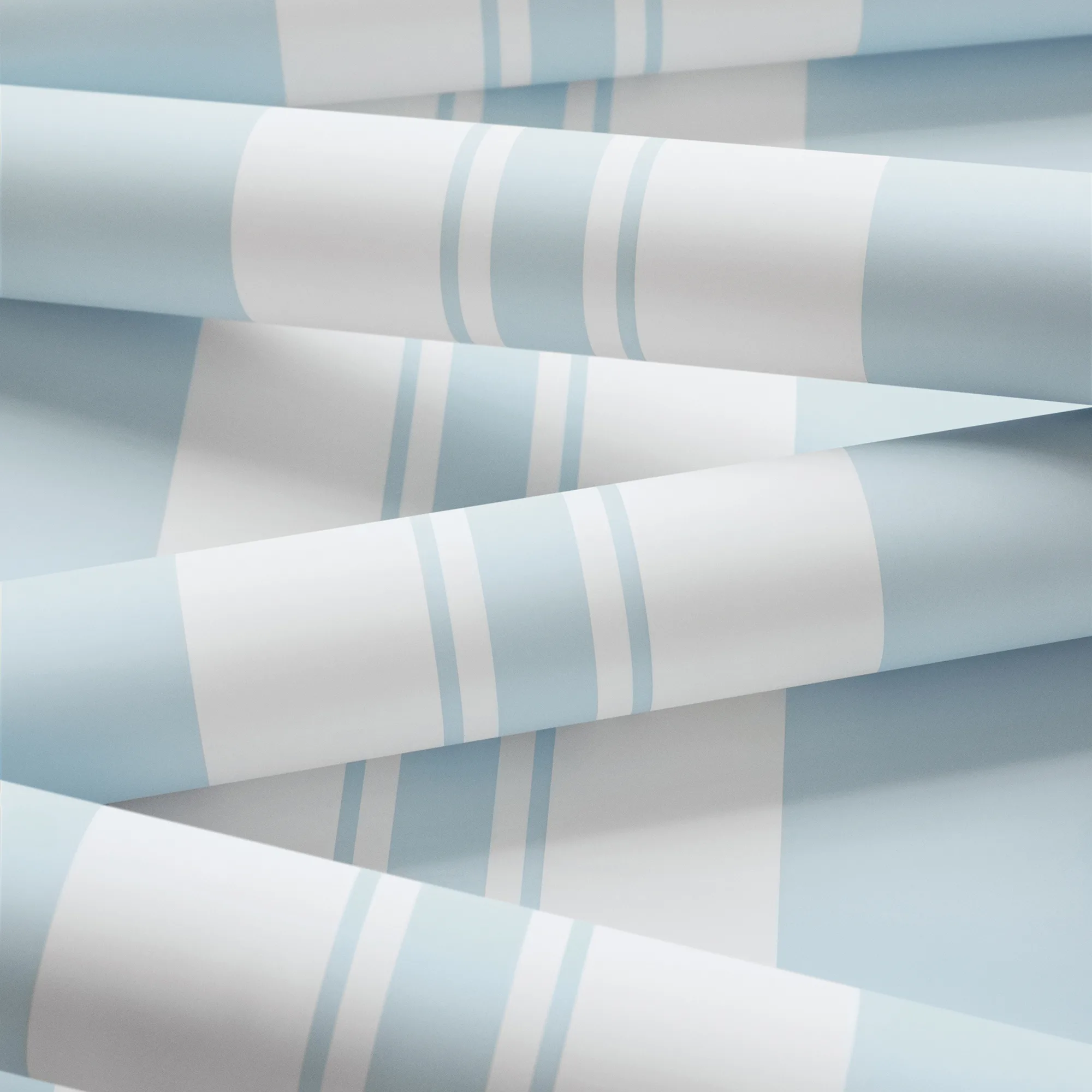 Anna French Keswick Stripe in Soft Blue (AT23170)