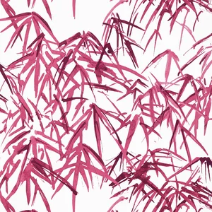 Anna French Kyoto Leaves in Fuchsia (AT9872)