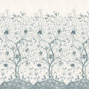 Anna French La Bourdonnais Mural in Blue (ATM10774)