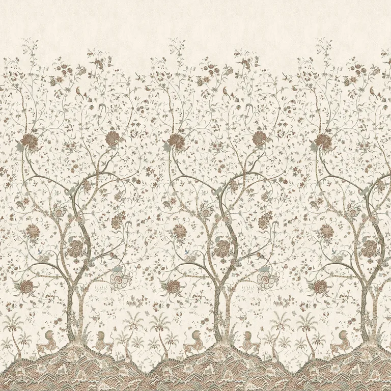 Anna French La Bourdonnais Mural in Brown (ATM10775)