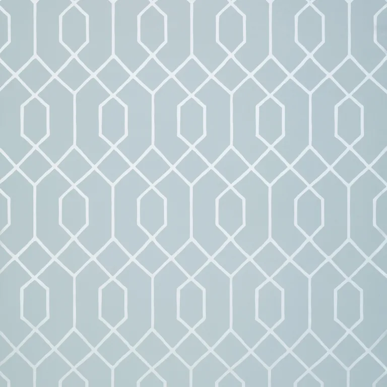 Thibaut La Farge in Metallic Silver on Blue (T35201)