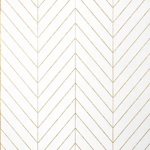 Thibaut Land Bridge in White and Metallic Gold (T41005)