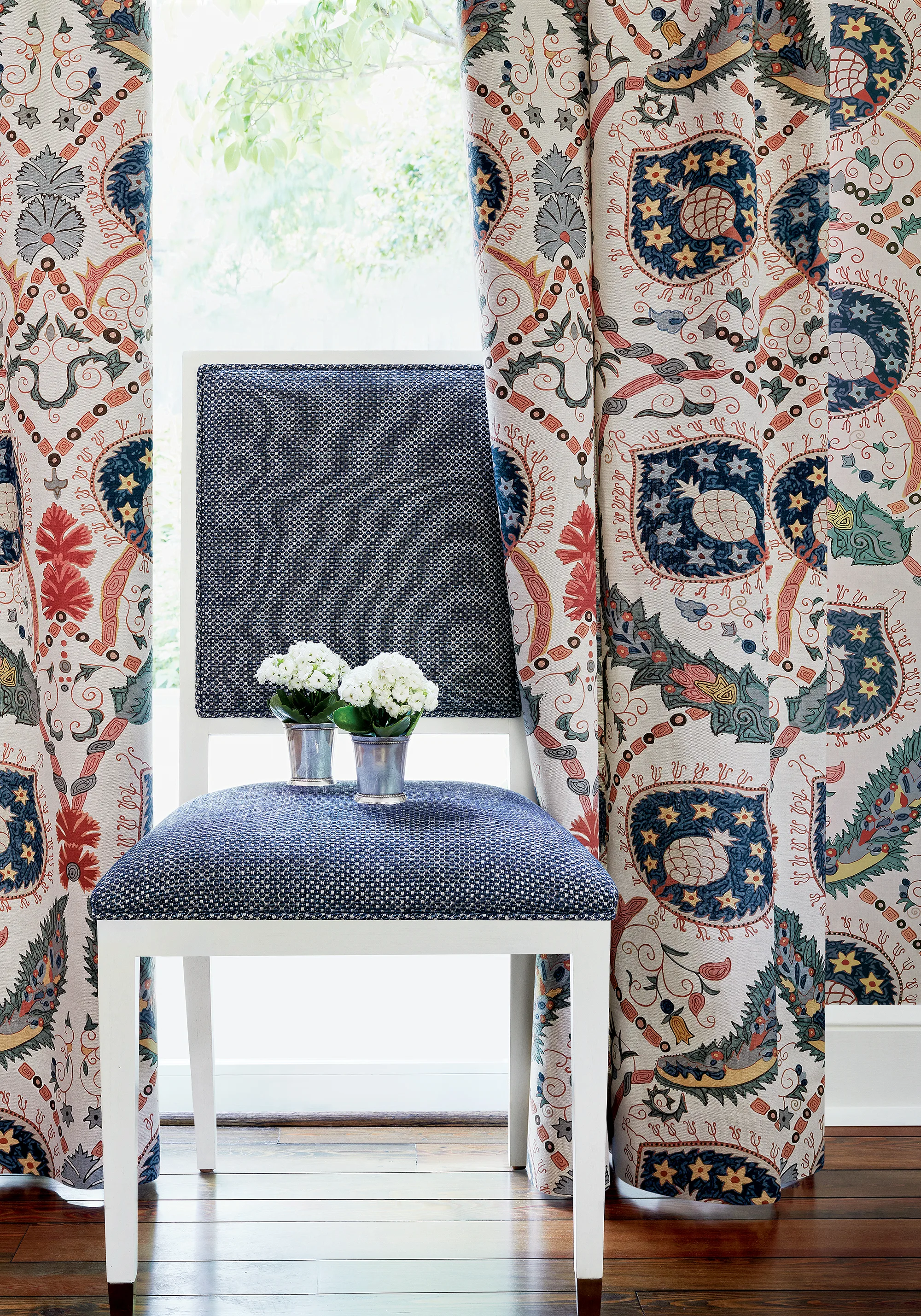 Thibaut Lewis in Coral and Blue (T13219)