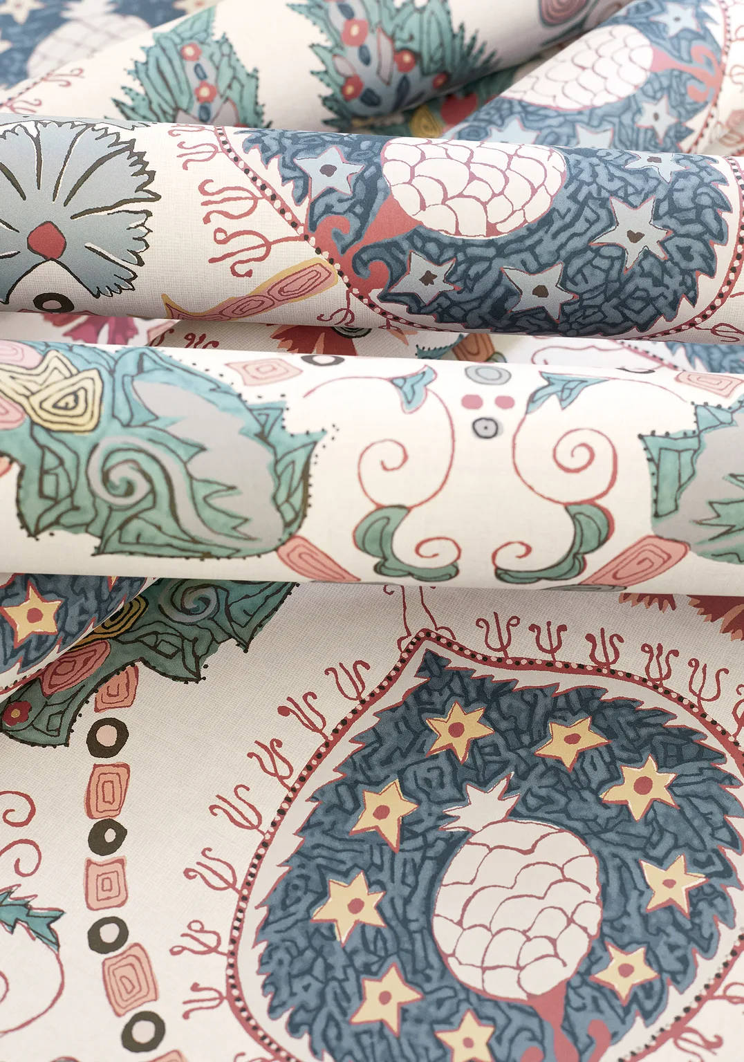 Thibaut Lewis in Coral and Blue (T13219)