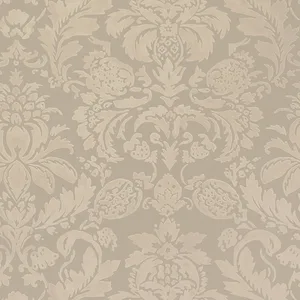 Thibaut Lyndon Damask in Taupe (T10031)