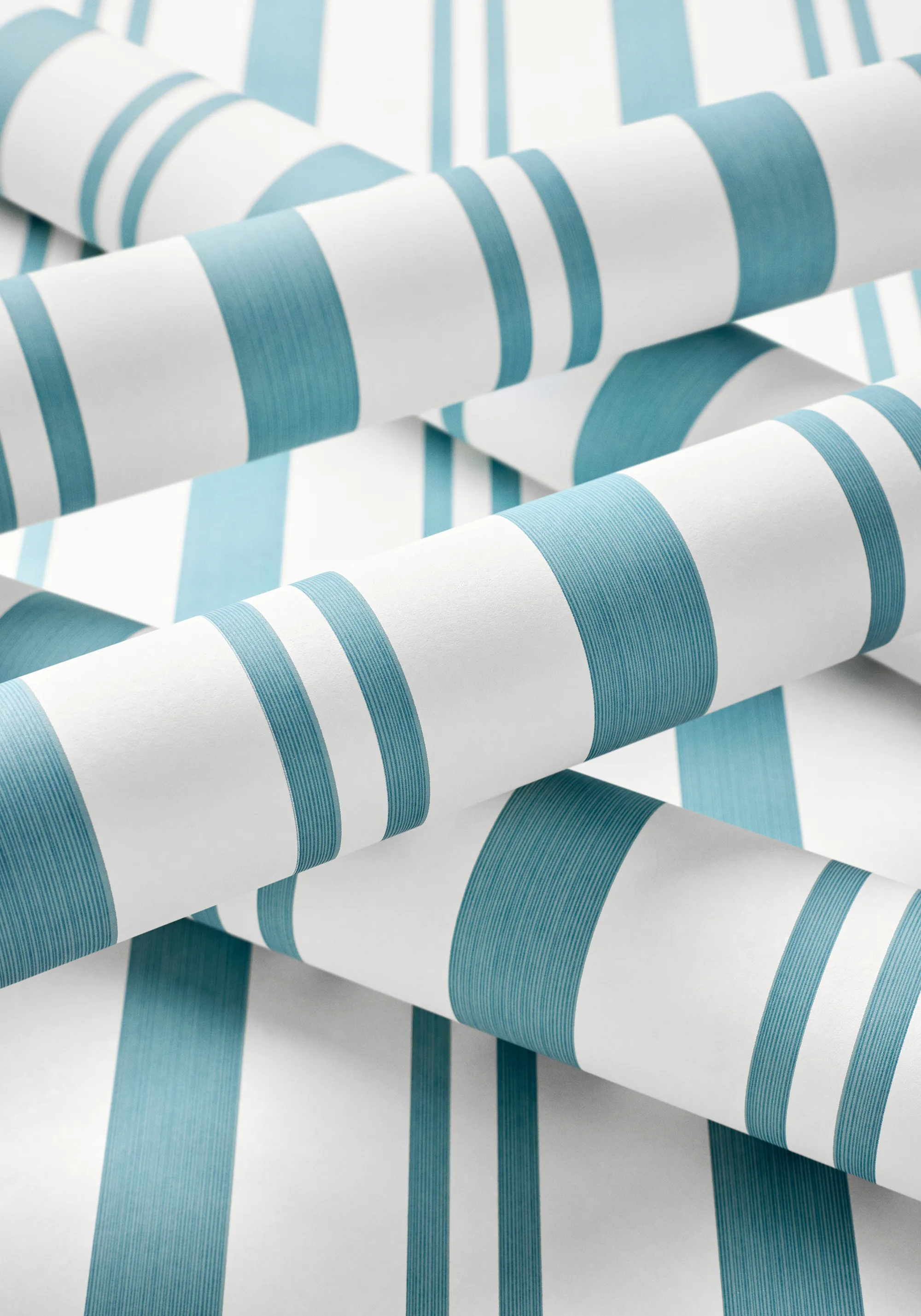 Thibaut Maggie Stripe in Teal (T36457)