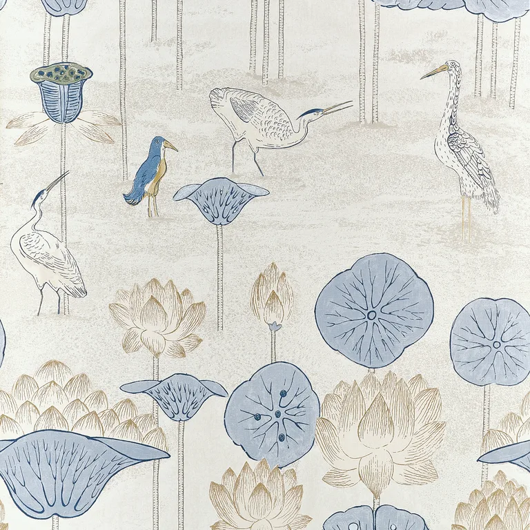 Thibaut Malea in Blue and Beige (T14636)