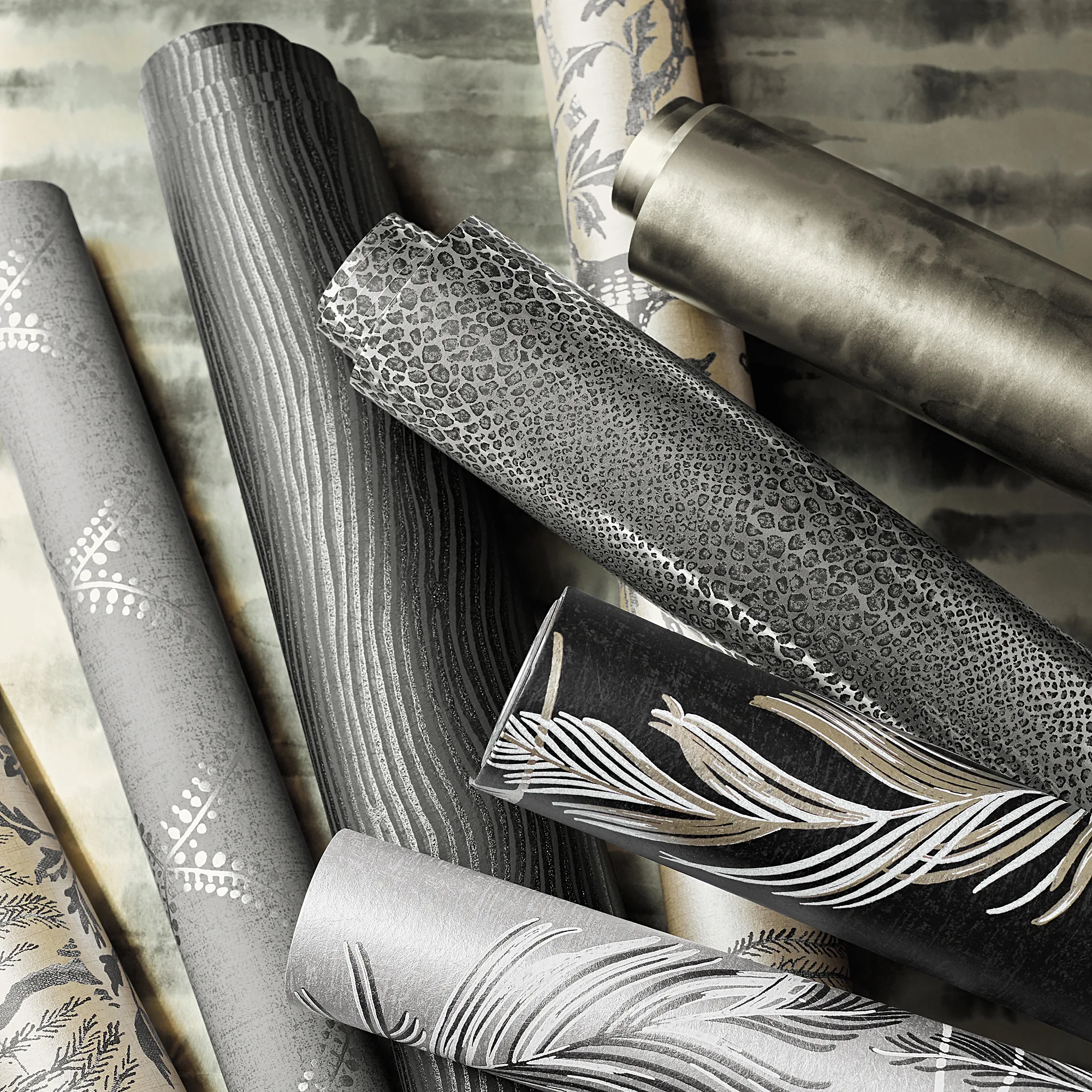 Anna French Margate in Black on Mylar (AT7944)