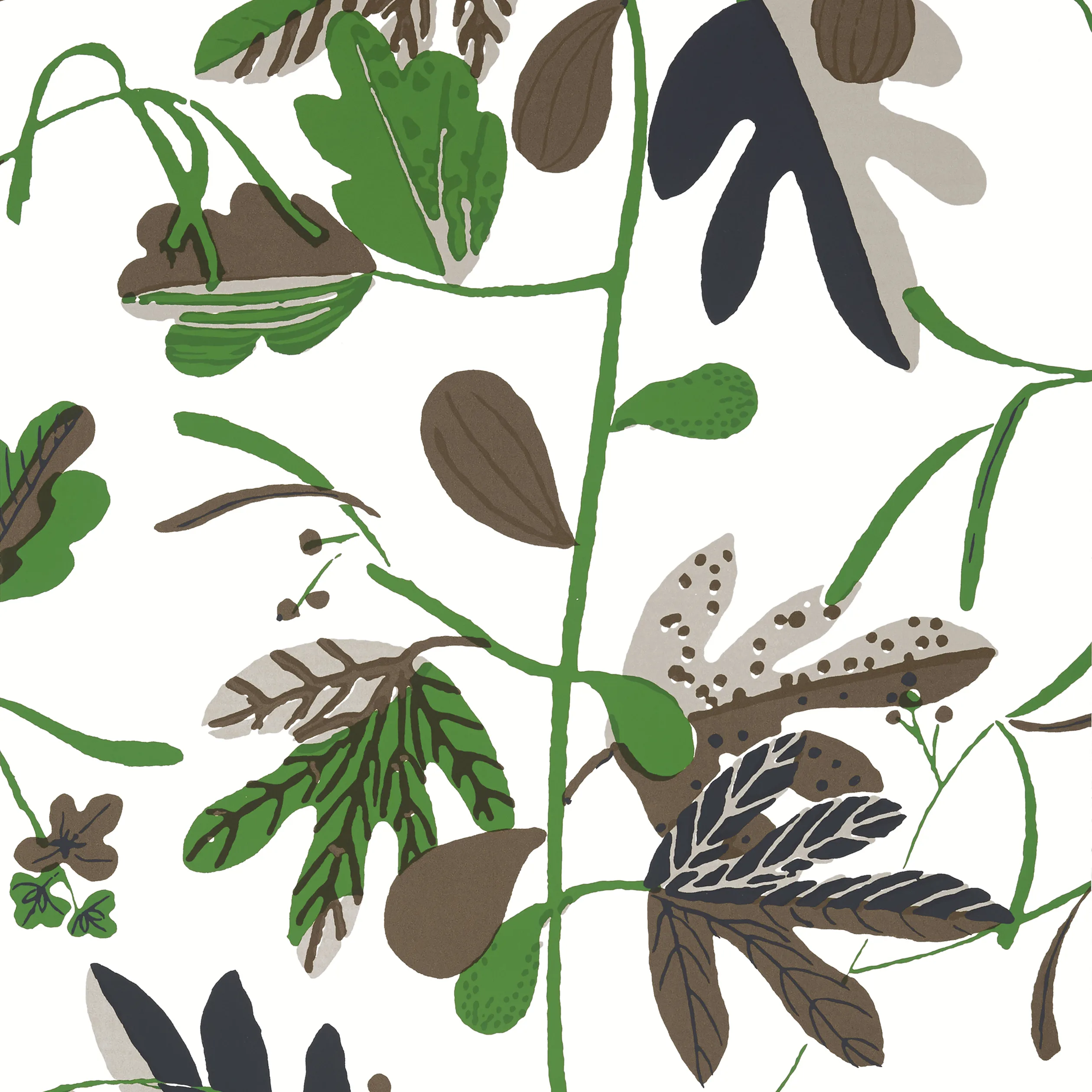 T16208 | Matisse Leaf – Black and Green