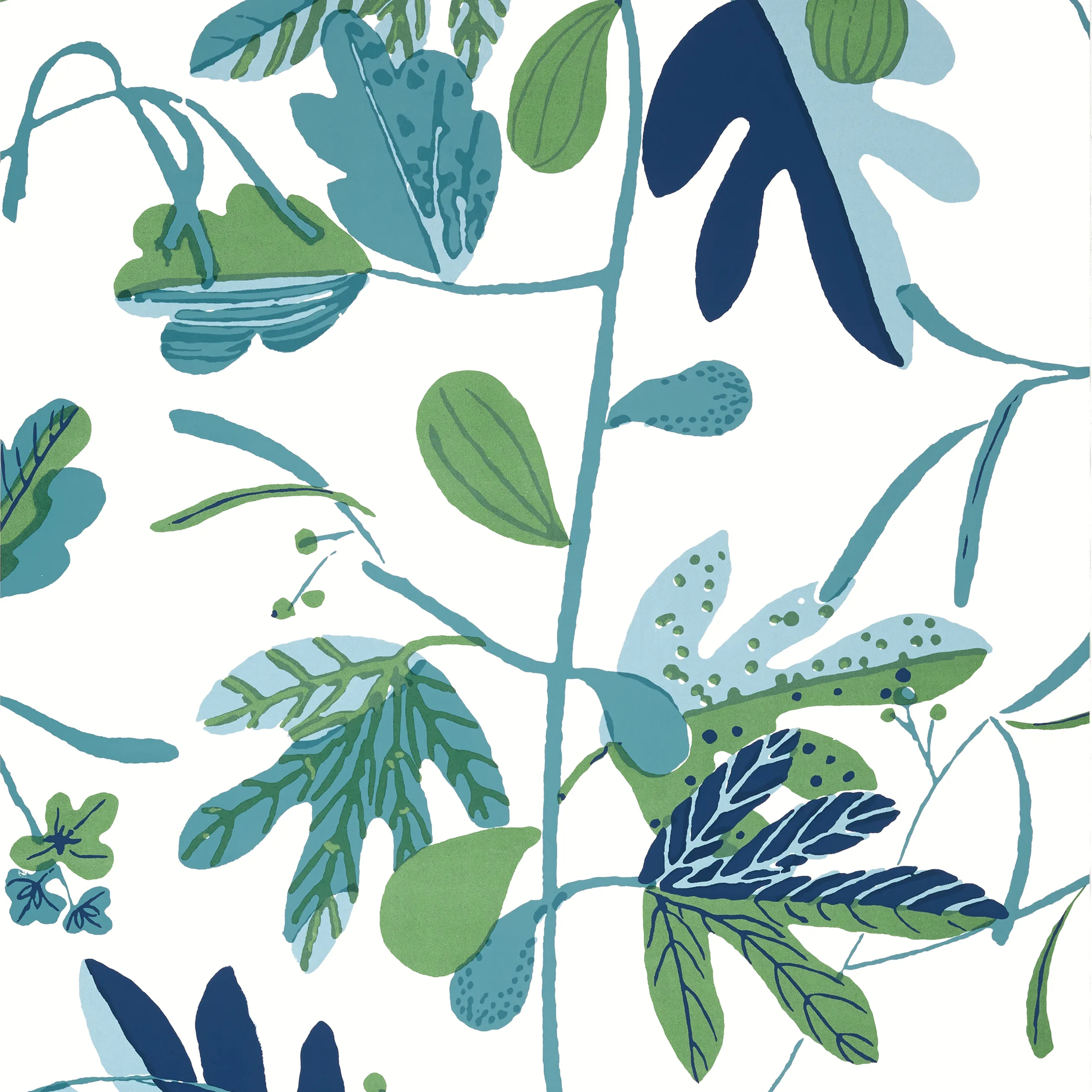 T16209 | Matisse Leaf – Green and Blue