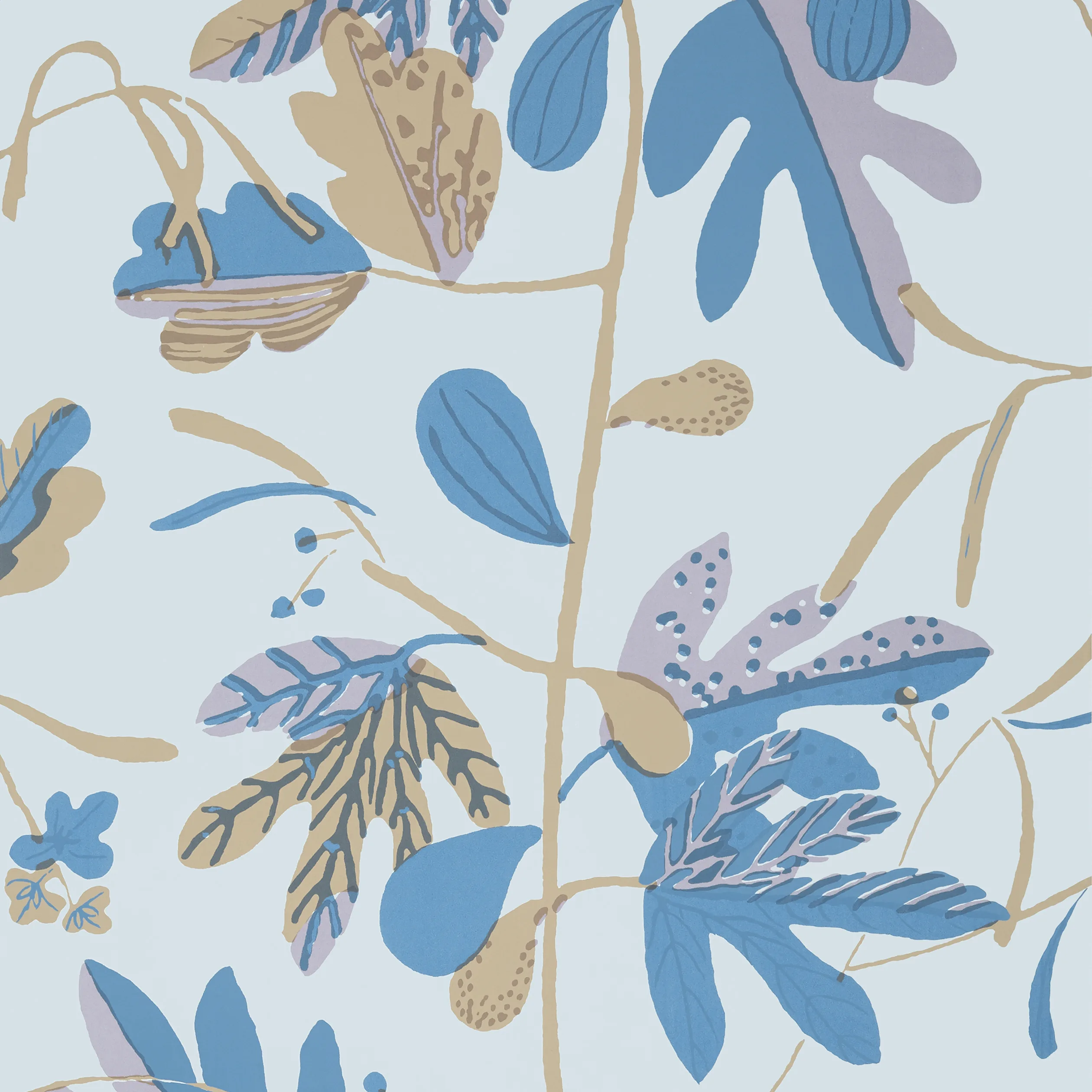 T16210 | Matisse Leaf – Lavender and Blue