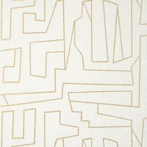 Thibaut Matrix in Metallic Gold on Beige (T41029)