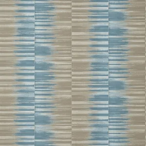 Thibaut Mekong Stripe in Spa Blue and Beige (T10092)