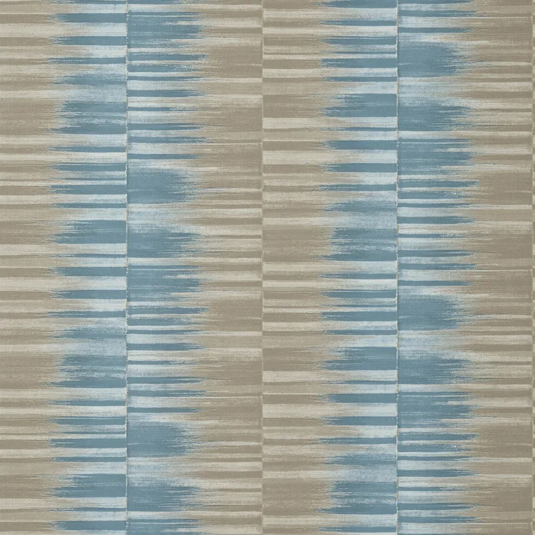 Thibaut Mekong Stripe in Spa Blue and Beige (T10092)