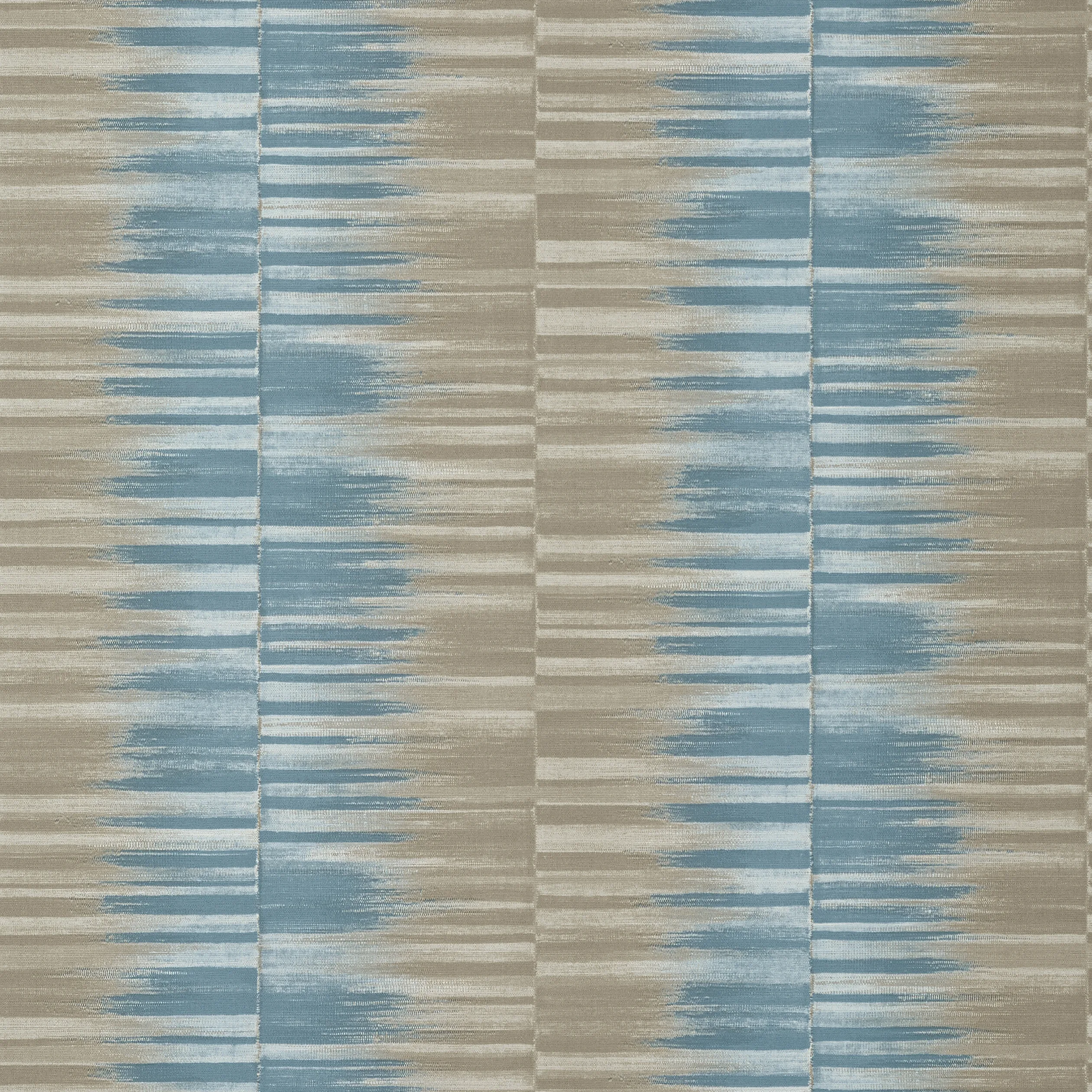 Thibaut Mekong Stripe in Spa Blue and Beige (T10092)