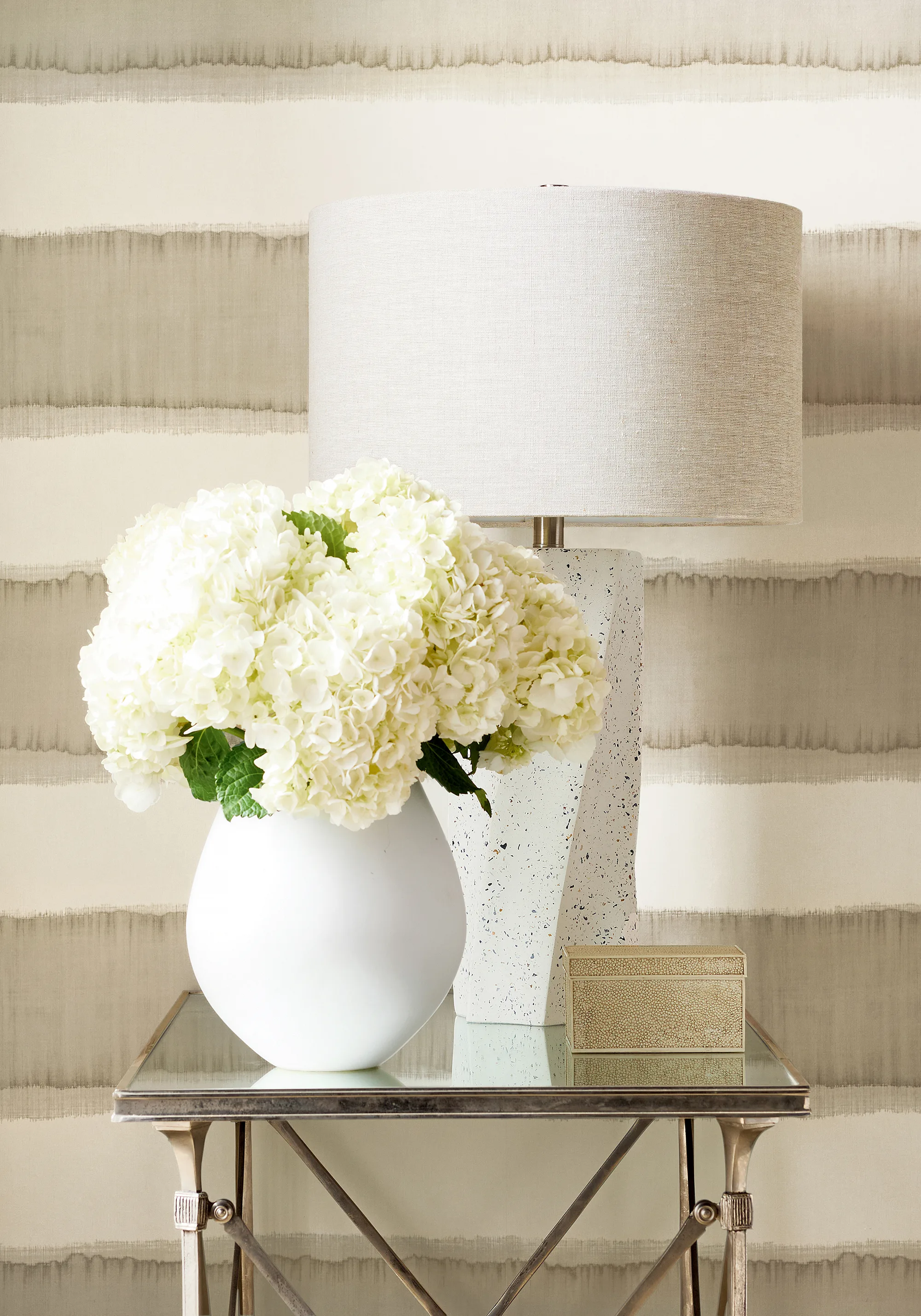 Thibaut Mizu Stripe in Taupe (T12856)