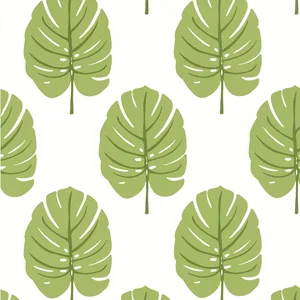 Thibaut Monstera in Apple Green (T13955)