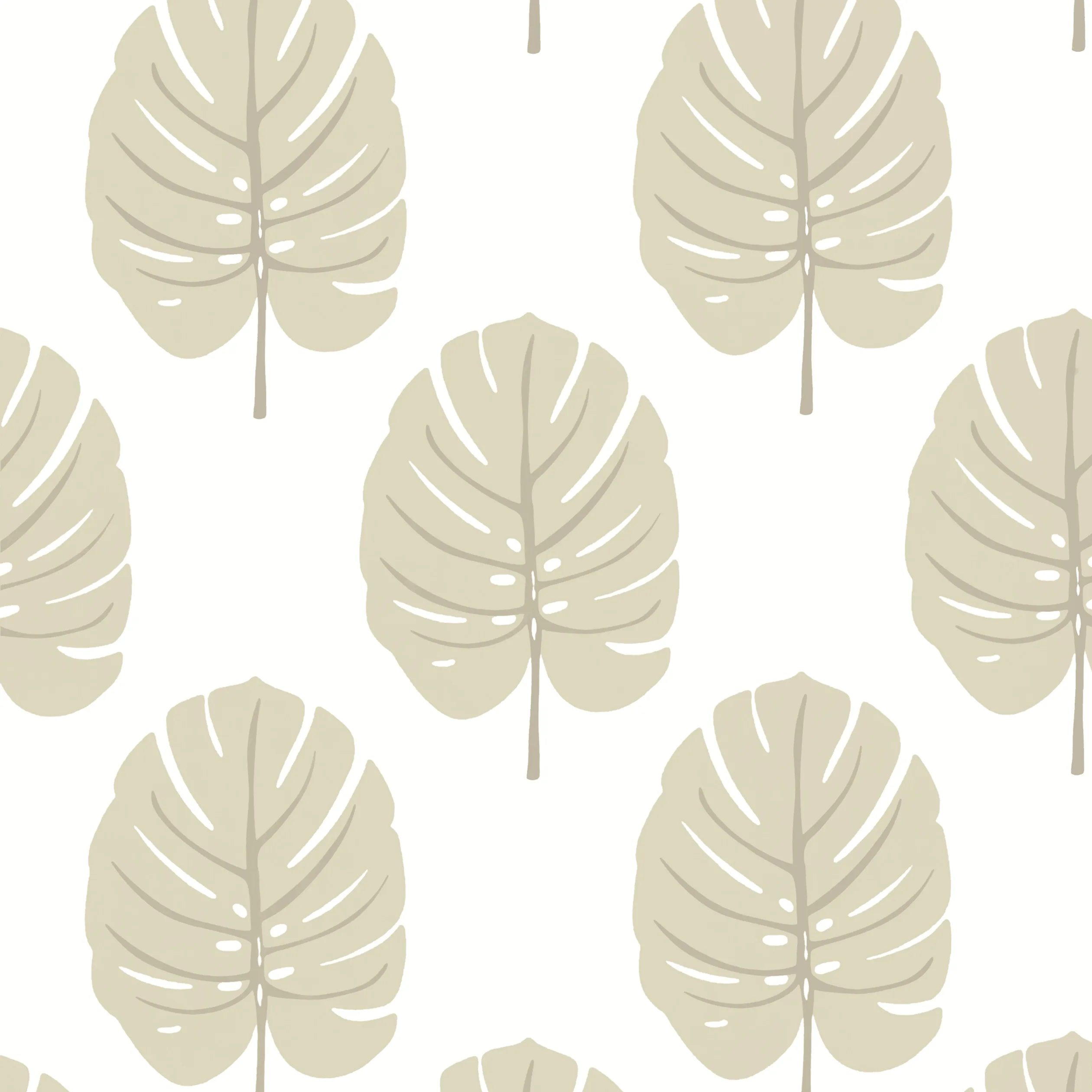 Thibaut Monstera in Beige (T13956)