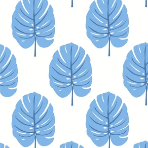 Thibaut Monstera in Blue (T13953)