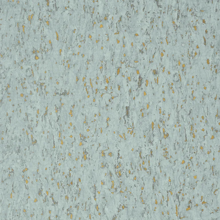 Thibaut Montado Cork in Aqua on Metallic Gold (T75107)
