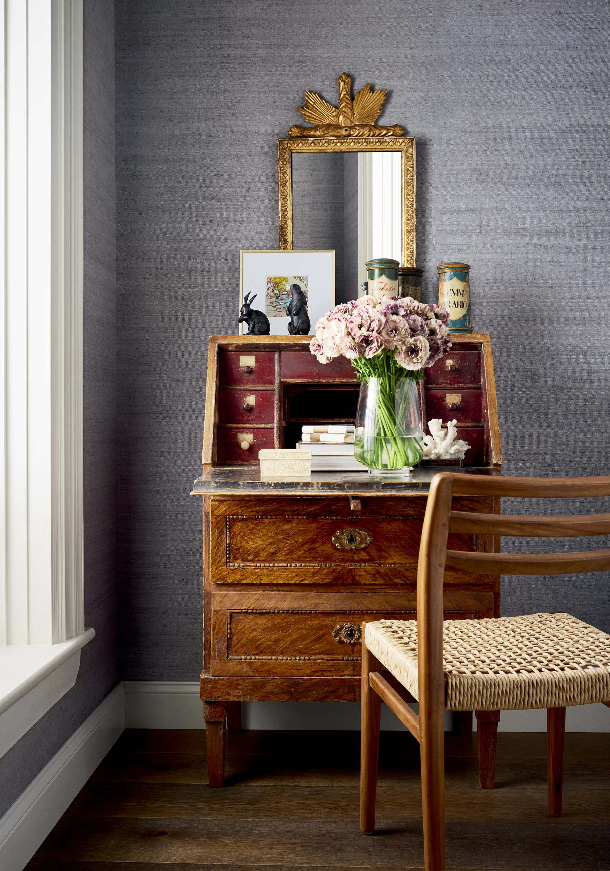 Thibaut Montgomery Weave in Lavender (T10332)