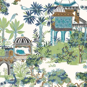 Thibaut Mystic Garden in Blue and Green (T20820)