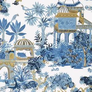 Thibaut Mystic Garden in Blue and White (T20821)