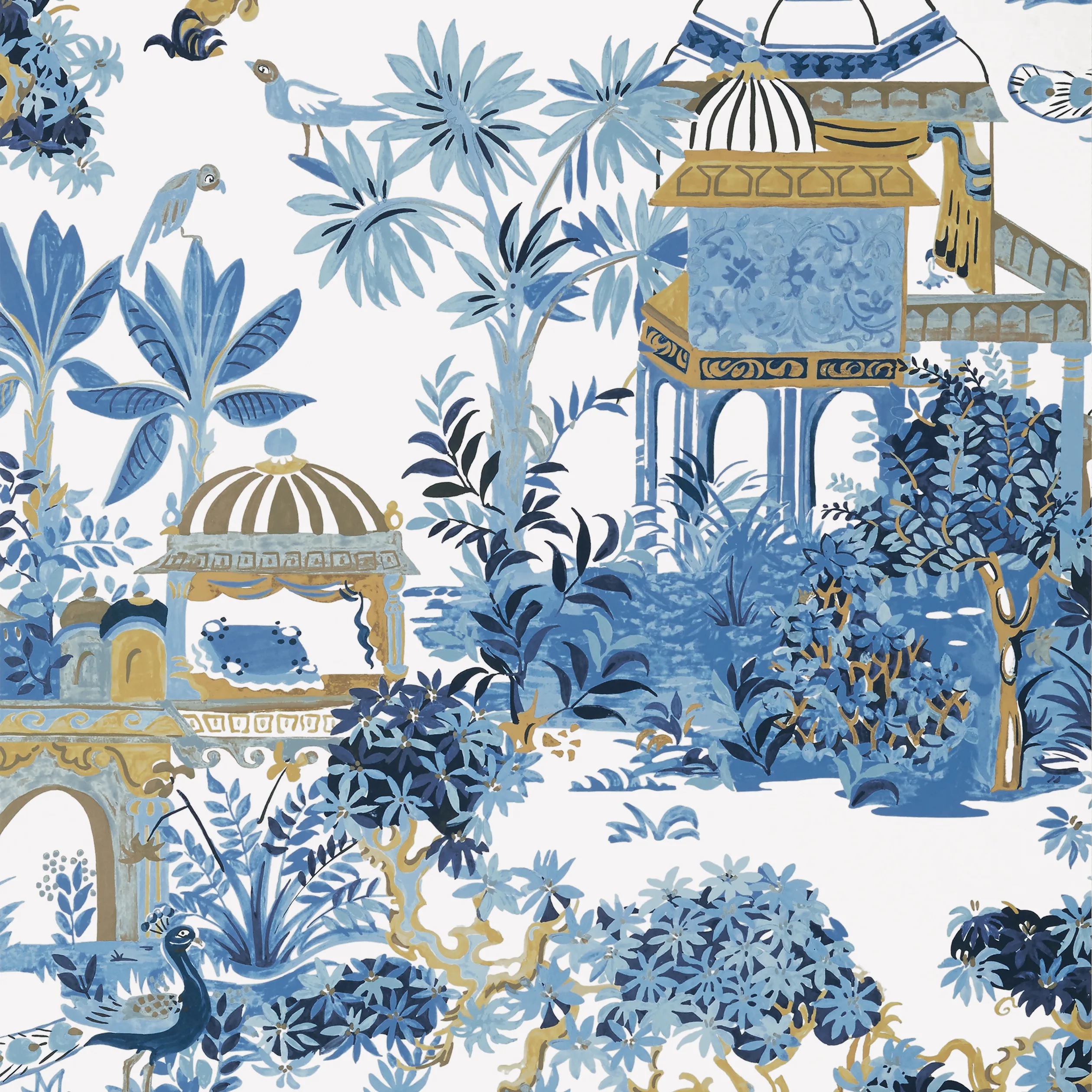 T20821 | Mystic Garden – Blue and White