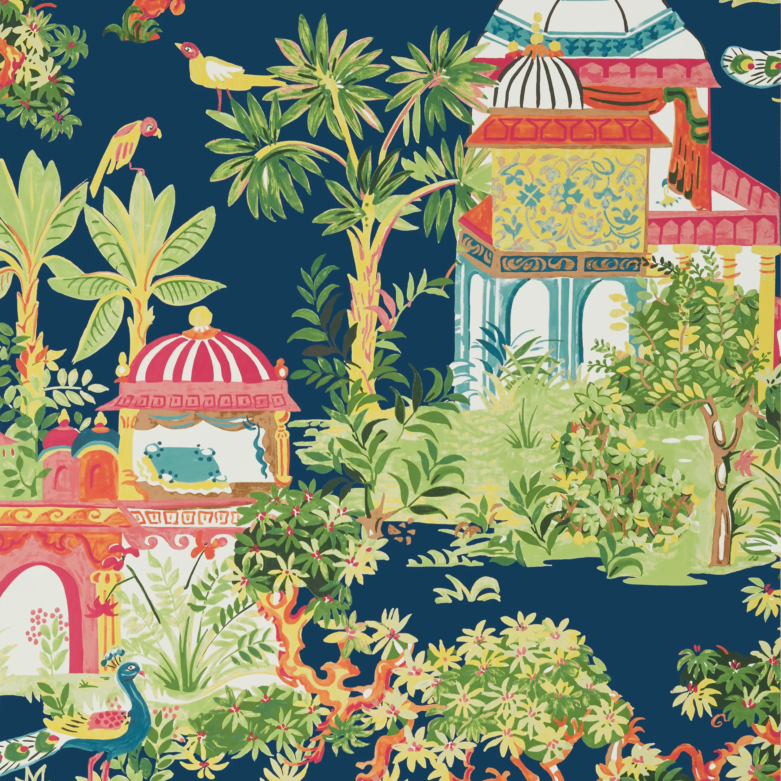 Thibaut Mystic Garden in Navy (T20823)
