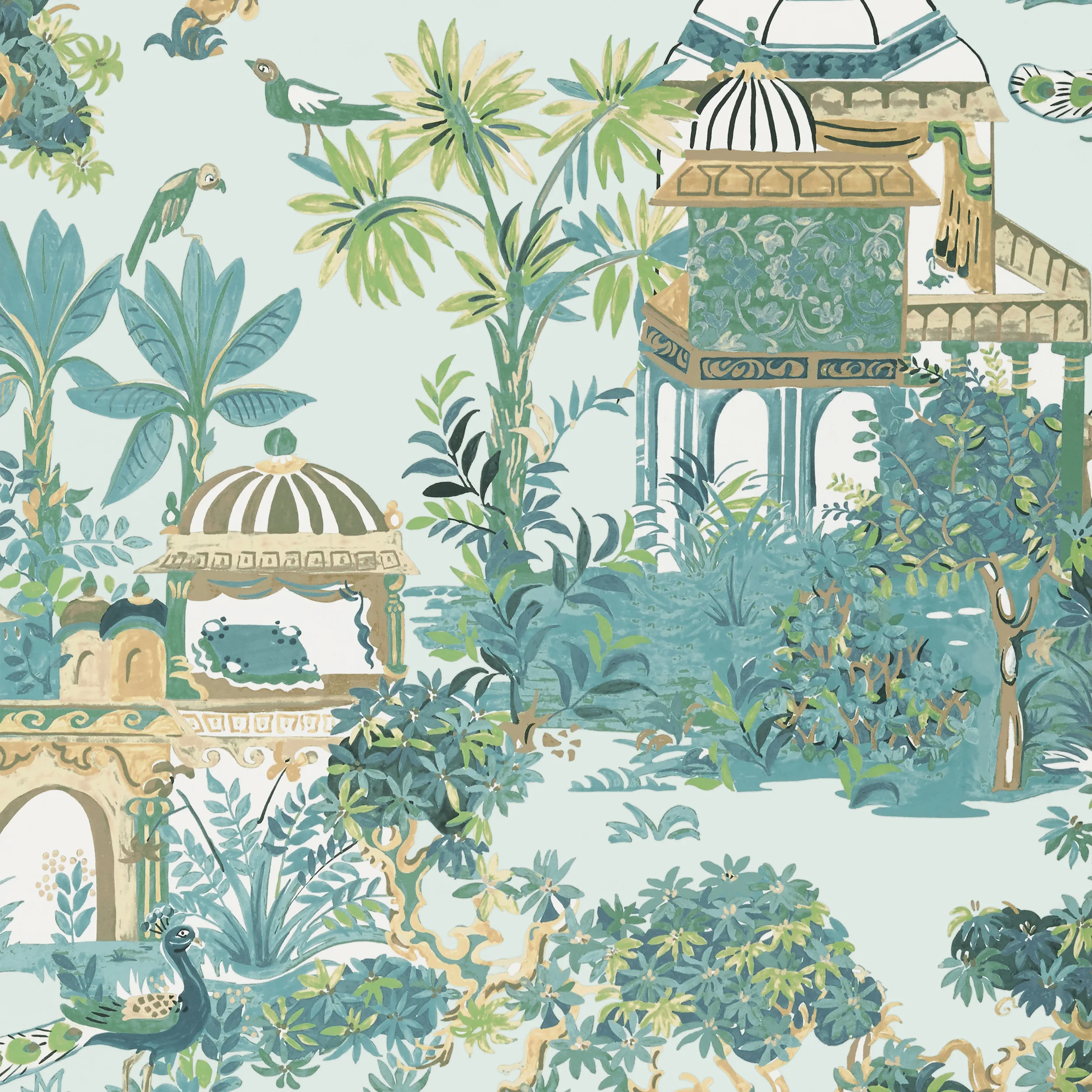T20826 | Mystic Garden – Spa Blue