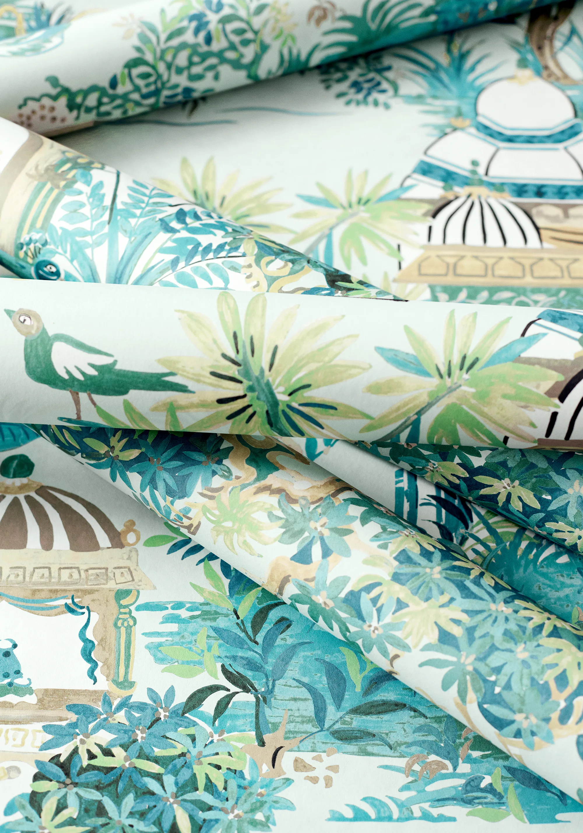 Thibaut Mystic Garden in Spa Blue (T20826)