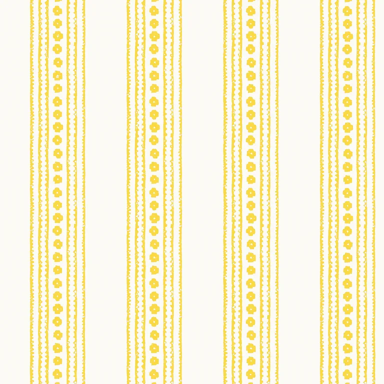 Thibaut New Haven Stripe in Yellow (T10610)
