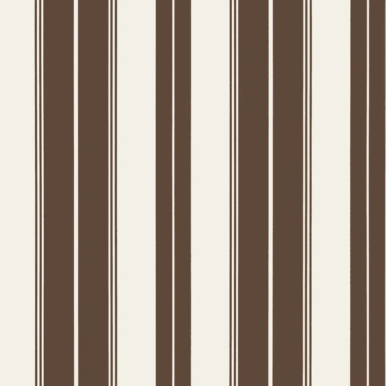 Thibaut Norfolk Stripe in Chocolate Brown (T44049)