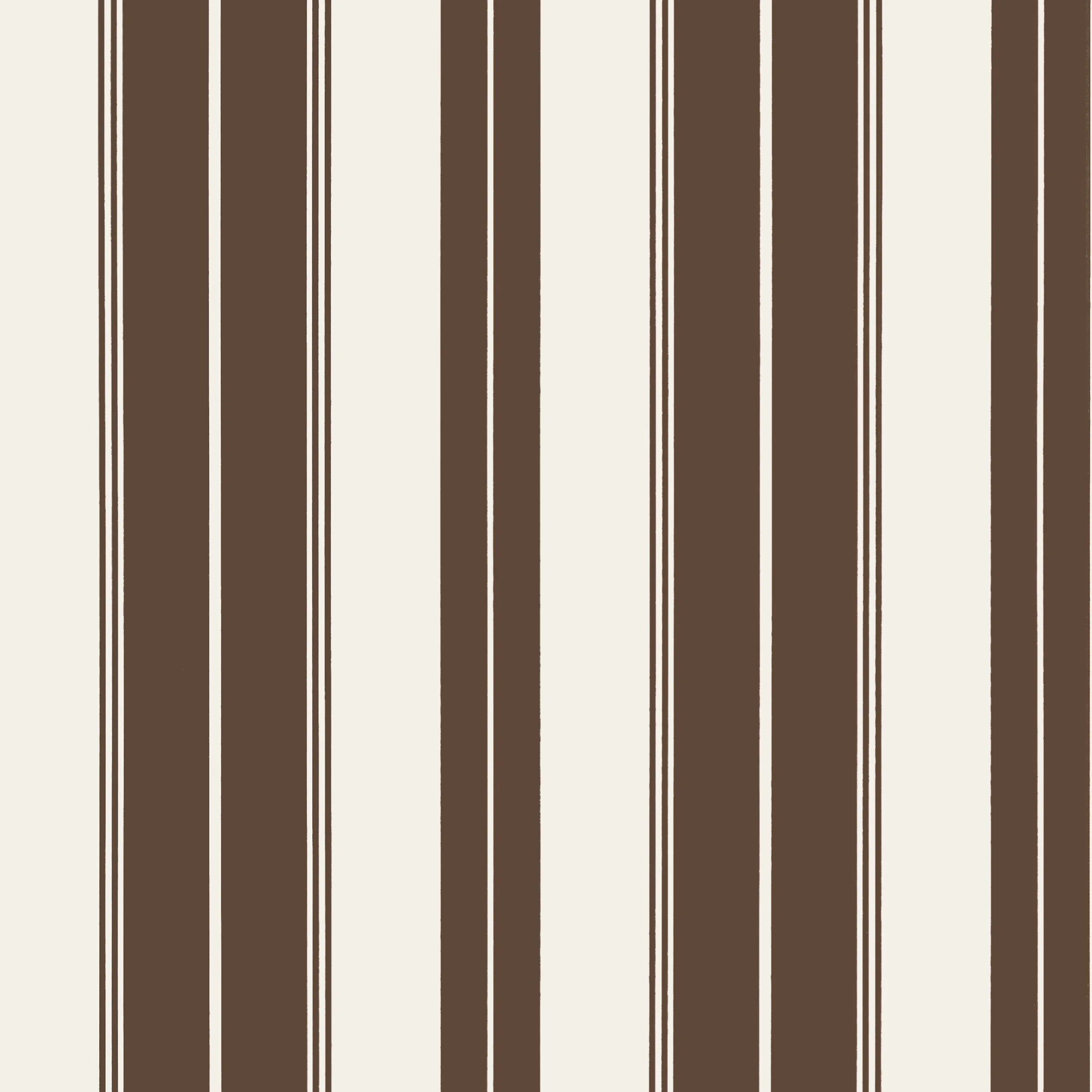 T44049 | Norfolk Stripe – Chocolate Brown